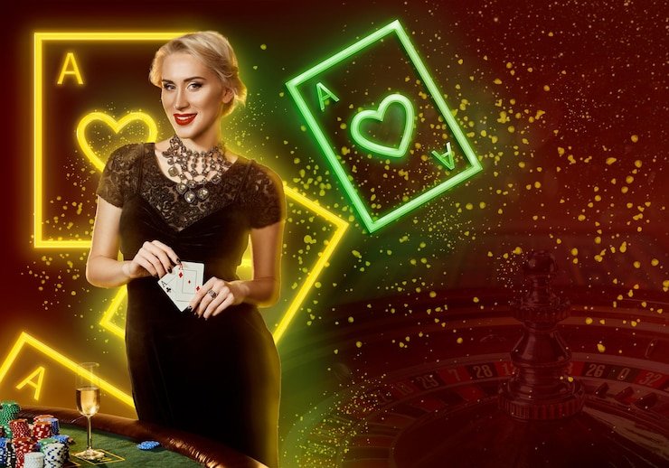 Live-dealer Baccarat dan Dragon Tiger di studio raksasawin